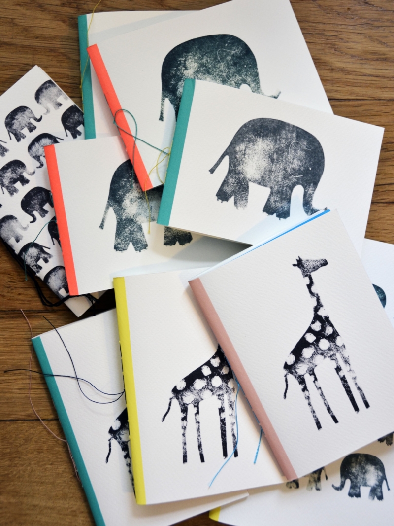 Carnets animaux – Elephant Girafe